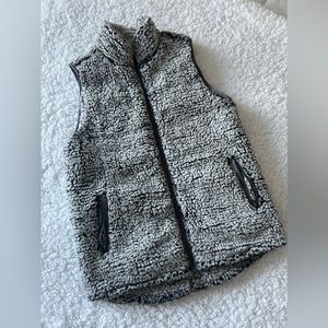 Light grey puffer vest